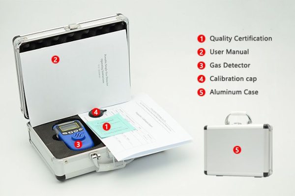 Portable Oxygen Gas / Single Gas Alarming Detector - Image 3