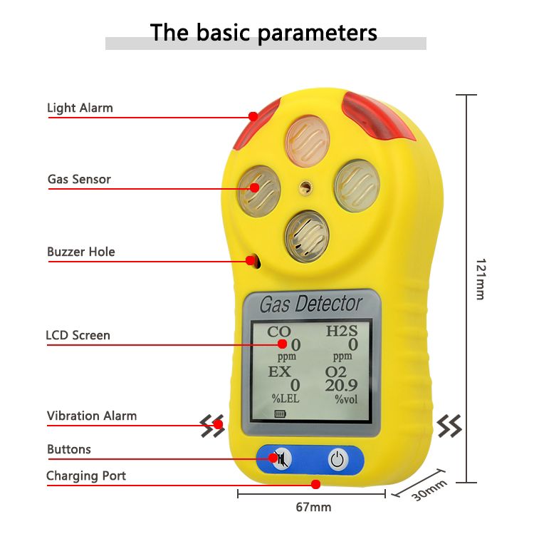 PORTABLE MULTIGAS DETECTOR